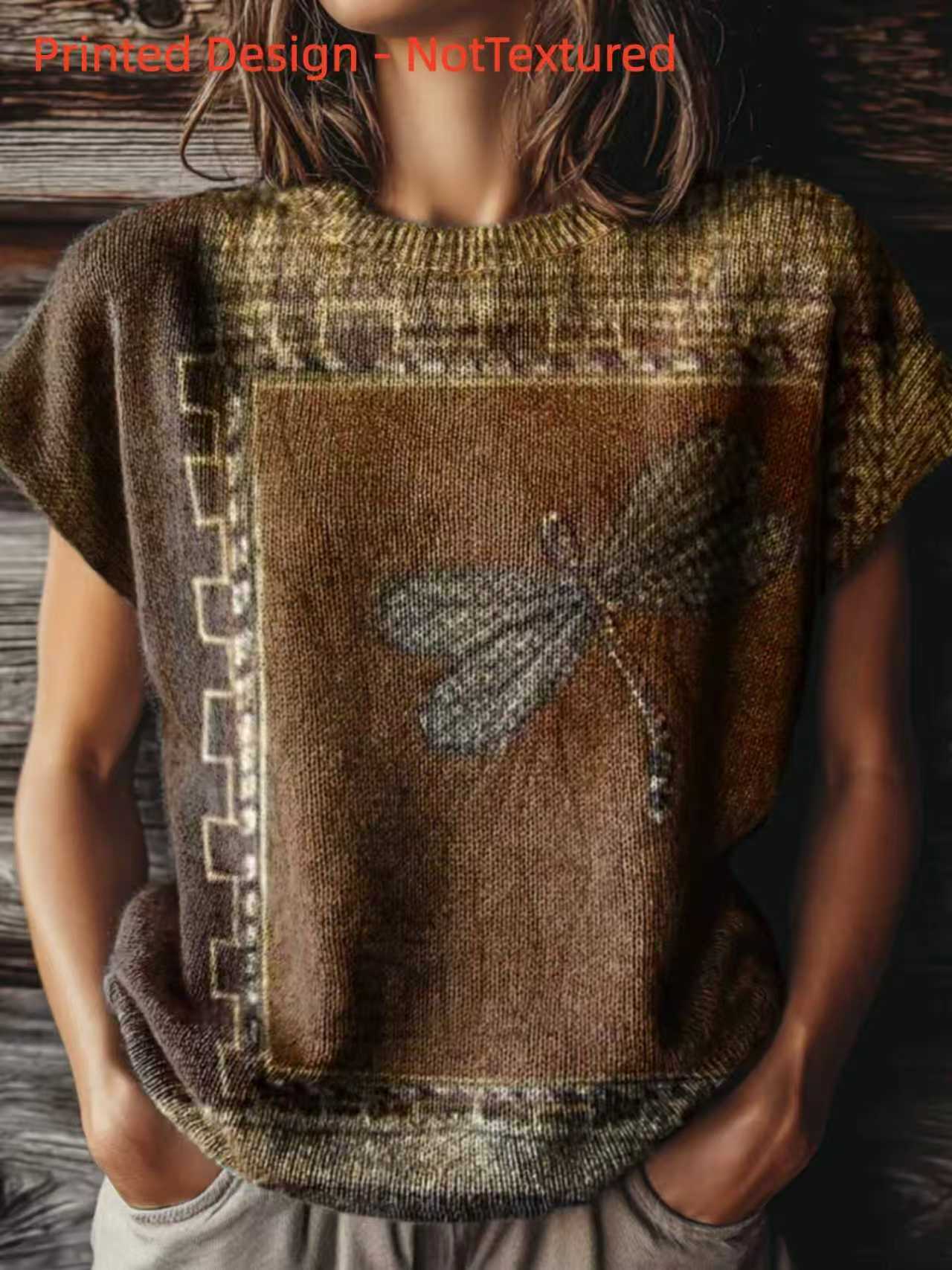 Summer Clothing Yarn - بلوزة نسائية جديدة للربيع والصيف بتصميم