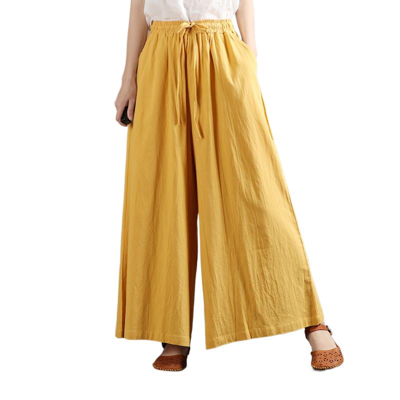 Palazzo Pant Wide - 2026 ربيع الموضة بنطال ذو قصة
