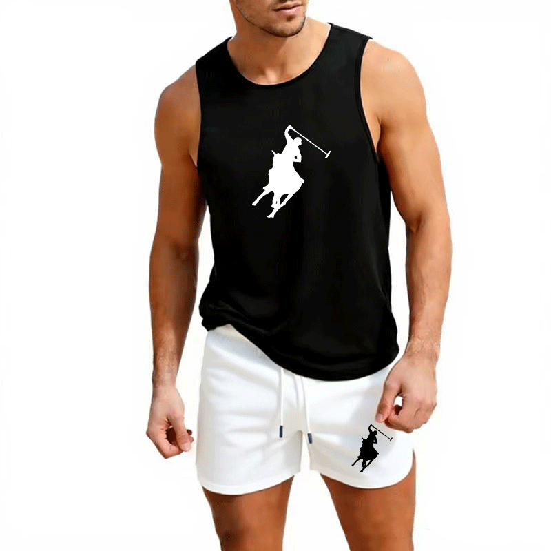Summer Clothing Men - طقم صيفي أوروبي للرجال مكون من