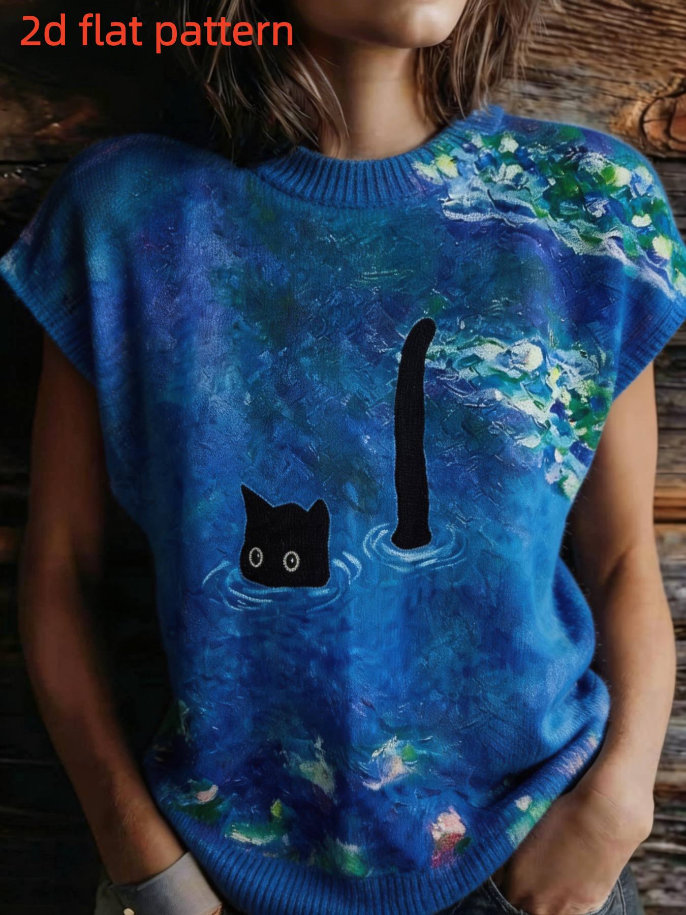 Summer Clothing Yarn - بلوزة نسائية جديدة بتصميم مطبوع -