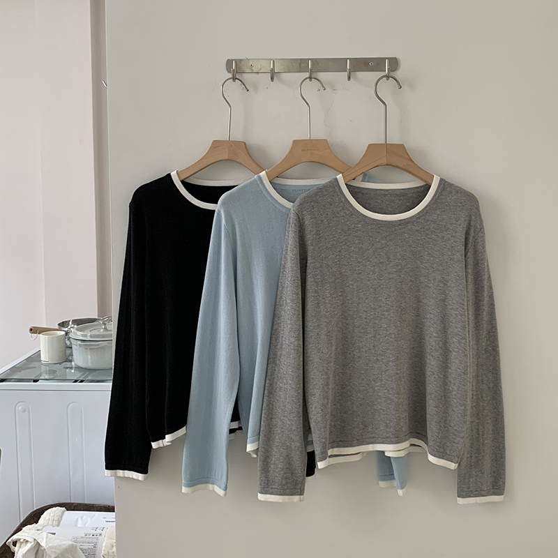 Summer Clothing Essentials - قميص نسائي 100% قطن برقبة دائرية
