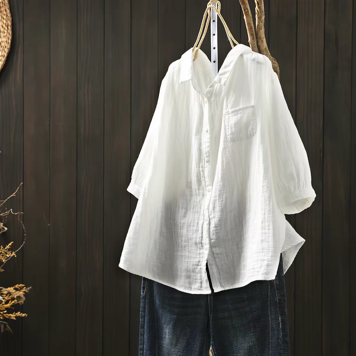 Summer Clothing Yarn - ملابس نسائية بمقاسات كبيرة على الطراز