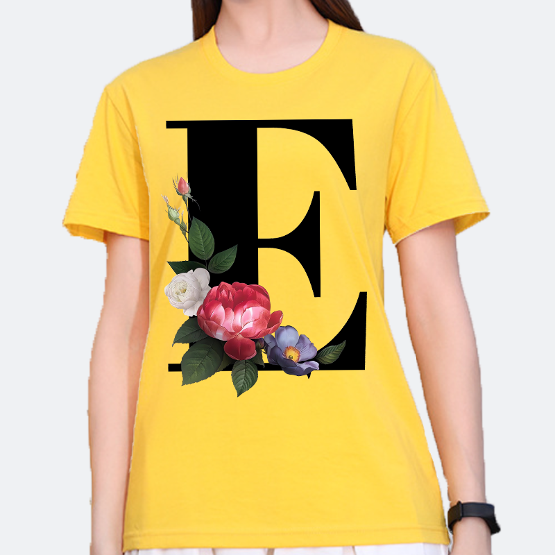 Yellow Summer Clothing - تي شيرت أصفر كبير الحجم للرجال