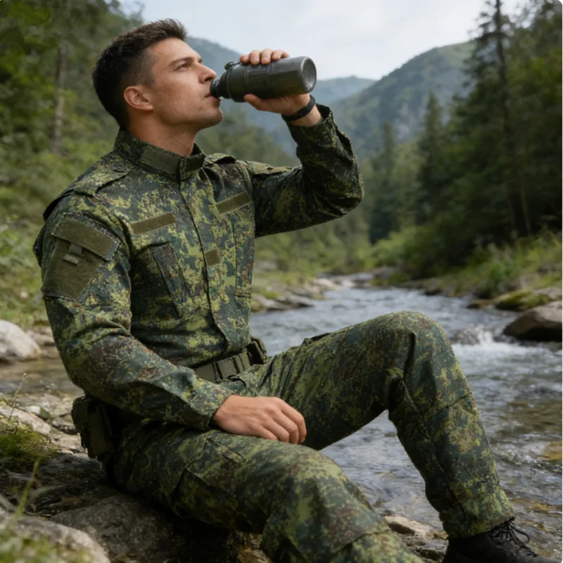 طقم زي تكتيكي عسكري فاخر 2026  - مراجعة Summer Clothing Sets Men وسعره