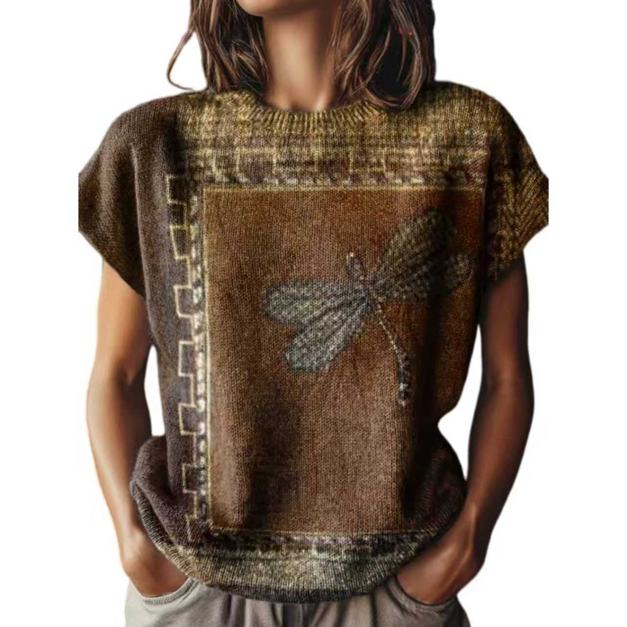 بلوزة نسائية جديدة للربيع والص - مراجعة Summer Clothing Yarn وسعره