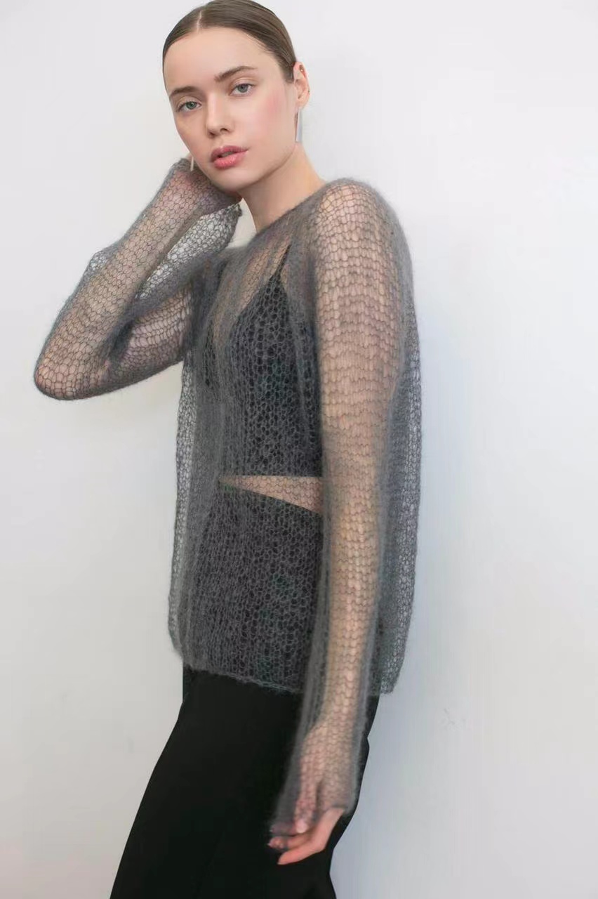 سترة بلوفر موهير، تنورة محبوكة - مراجعة Summer Clothing Yarn وسعره