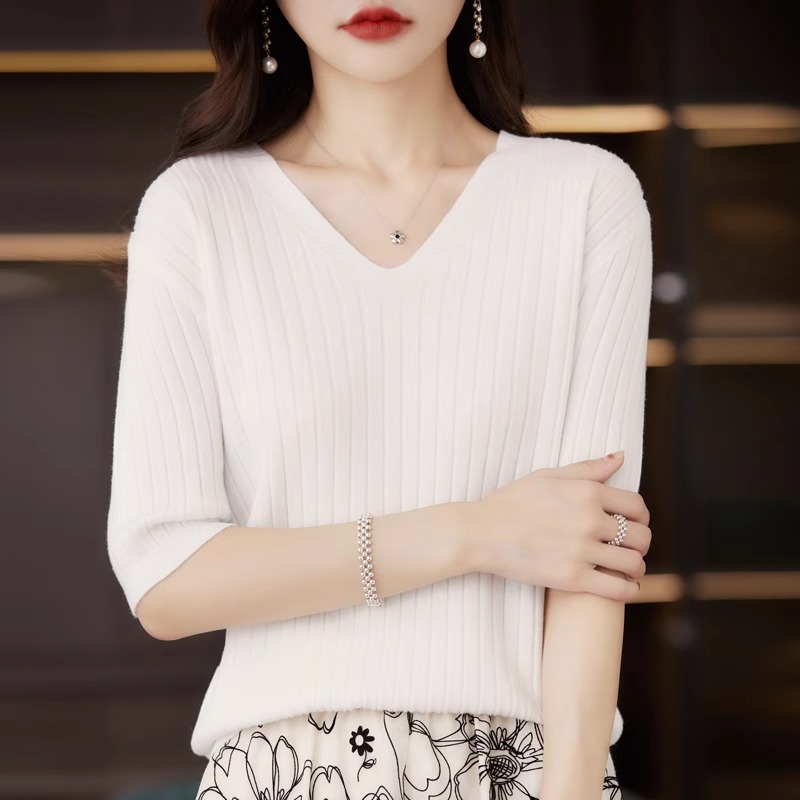 سترة نسائية للربيع والصيف بأكم - مراجعة Summer Clothing Yarn وسعره