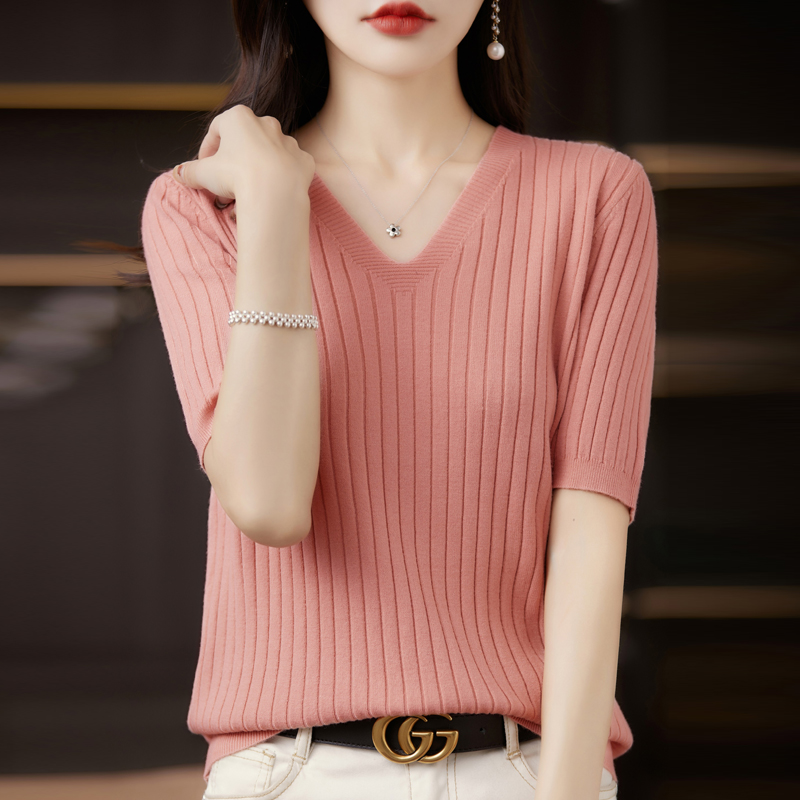 سترة نسائية للربيع والصيف بأكم - مراجعة Summer Clothing Yarn وسعره