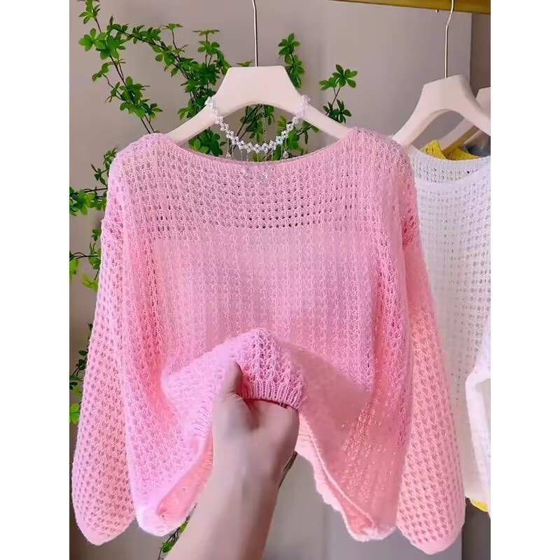 بلوزة نسائية فضفاضة رقيقة محبو - مراجعة Summer Clothing Yarn وسعره