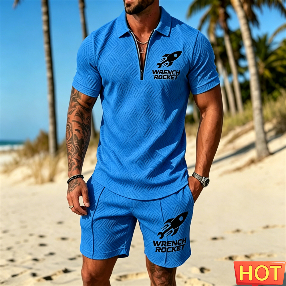 طقم بولو رجالي صيفي للإجازات،  - مراجعة Summer Clothing Vacation وسعره