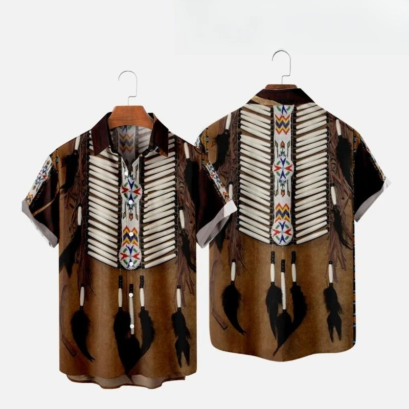 قميص شاطئ بأكمام قصيرة للرجال  - مراجعة Indian Summer Vintage Clothing وسعره