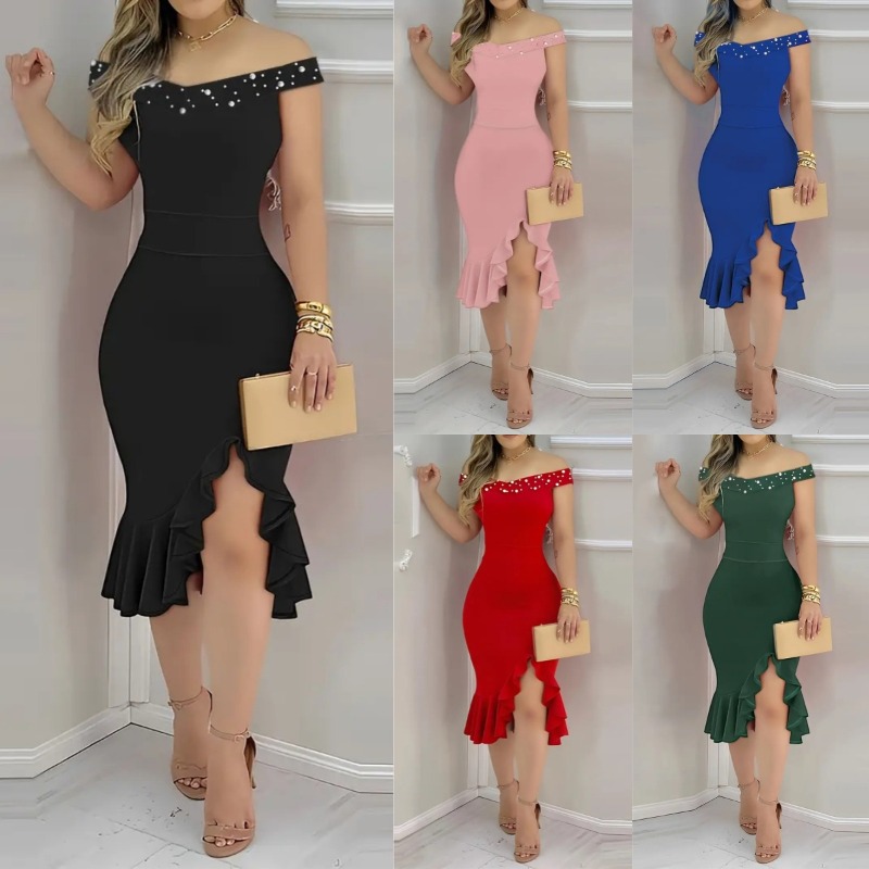 فستان نسائي جديد بتصميم غير مت - مراجعة Summer Clothing Amazon وسعره