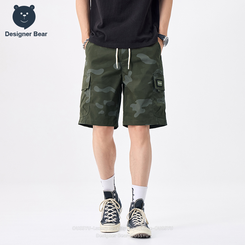 شورتات كارجو رجالية صيفية مموه - مراجعة Summer Clothing Brands وسعره