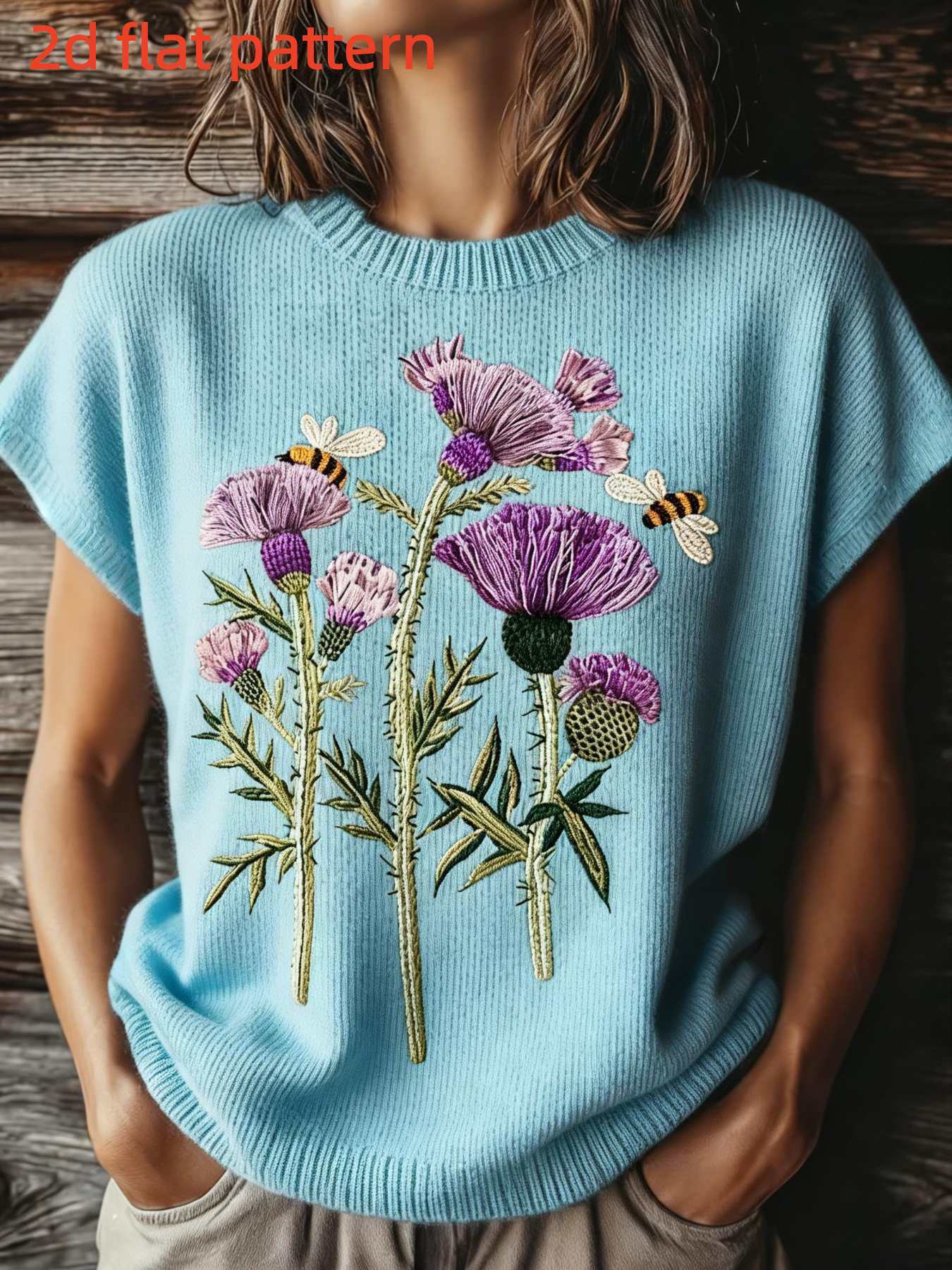 بلوزة نسائية جديدة بتصميم مطبو - مراجعة Summer Clothing Yarn وسعره