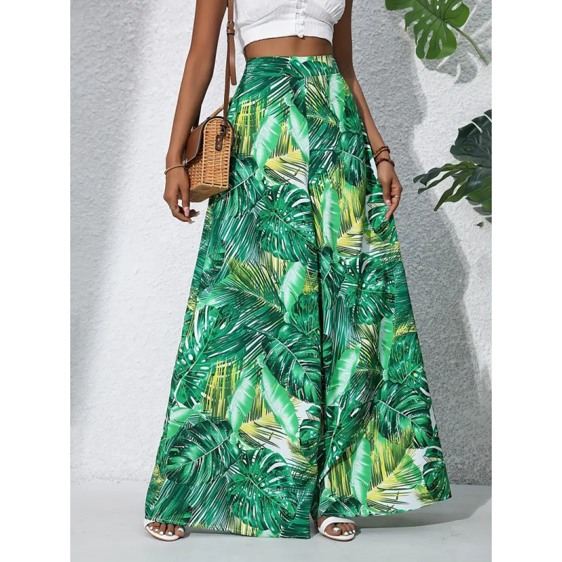 بنطلون نسائي واسع الساق بخصر م - مراجعة Palazzo Pant Wide وسعره