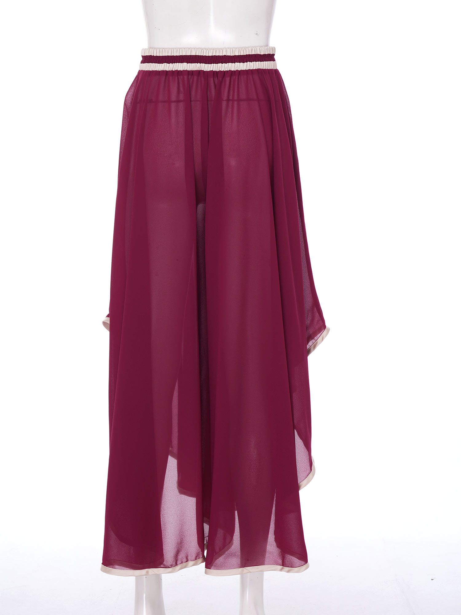 زي رقص شيفون فضفاض للنساء، بنط - مراجعة Palazzo Pant Wide وسعره