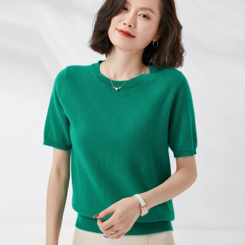 الربيع والصيف جديد قصيرة الأكم - مراجعة Summer Clothing Yarn وسعره