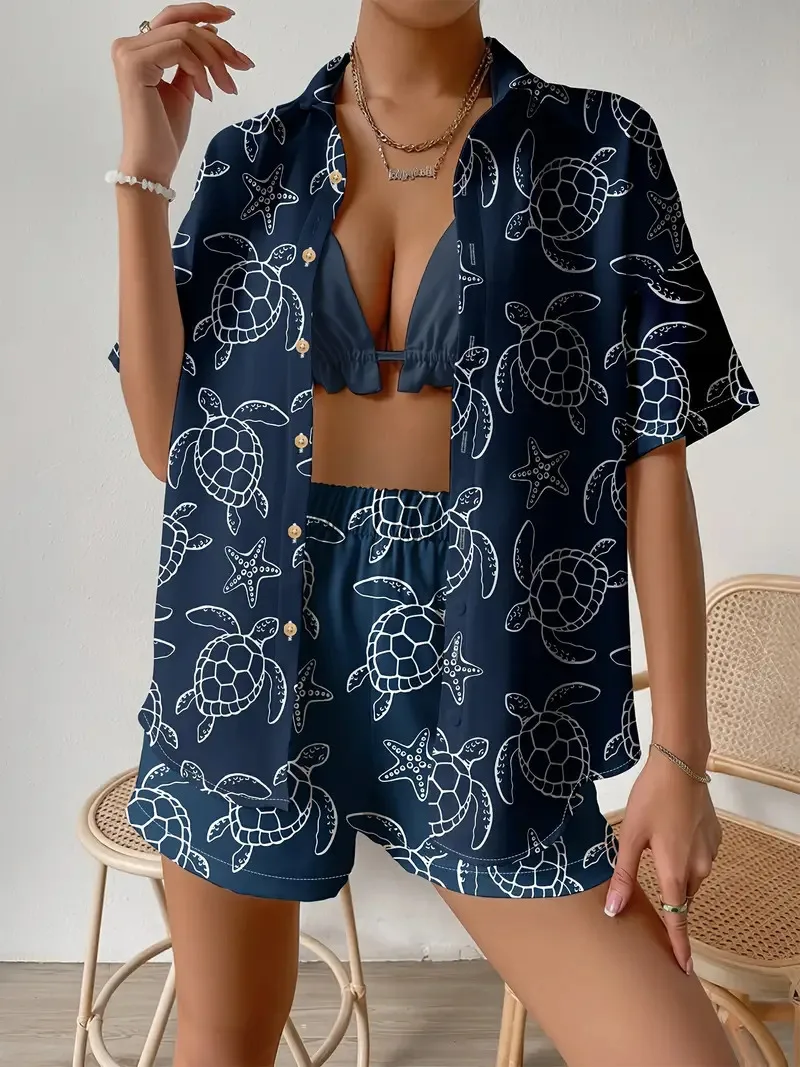 موضة طباعة عطلة الشاطئ 2 قطعة  - مراجعة Summer Clothing Vacation وسعره