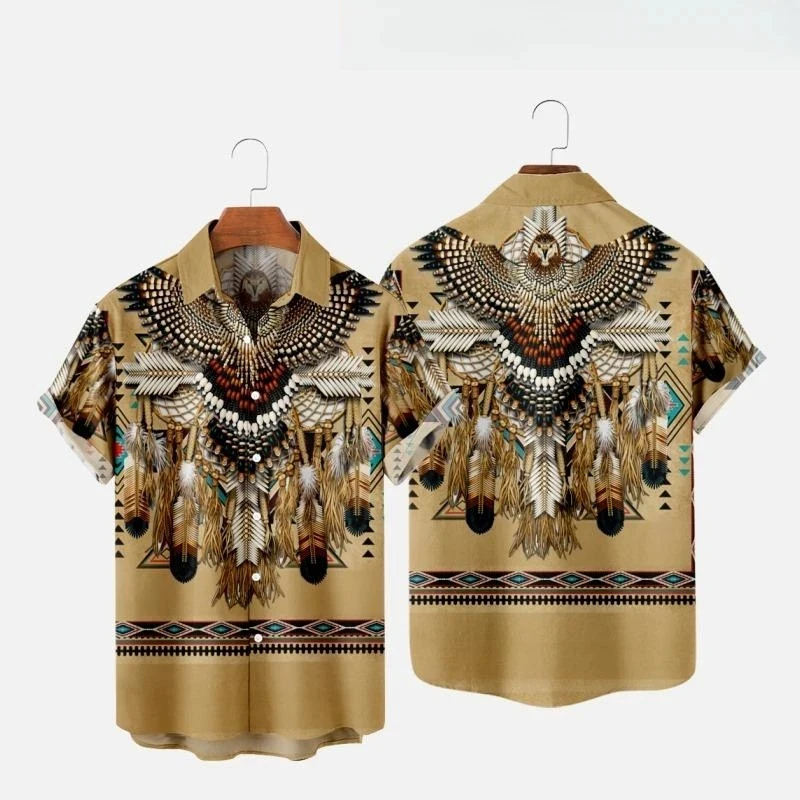 قمصان شاطئية بطباعة ثلاثية الأ - مراجعة Indian Summer Vintage Clothing وسعره