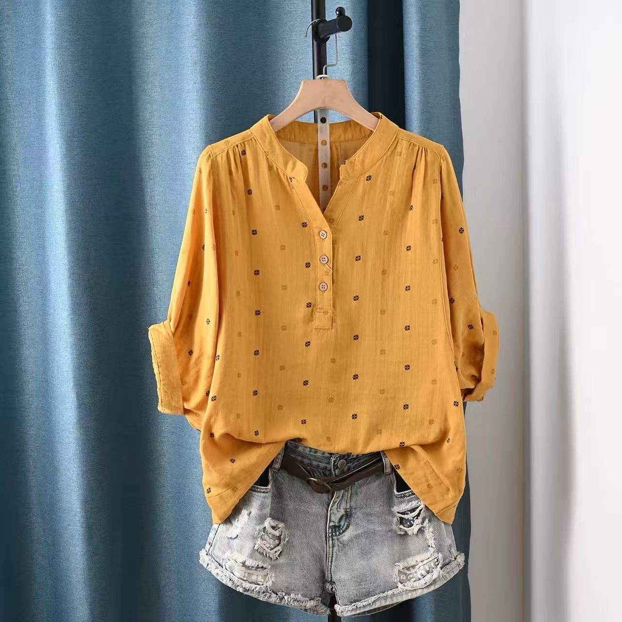 بلوزة نسائية 2026 من القطن الي - مراجعة Summer Clothing Yarn وسعره