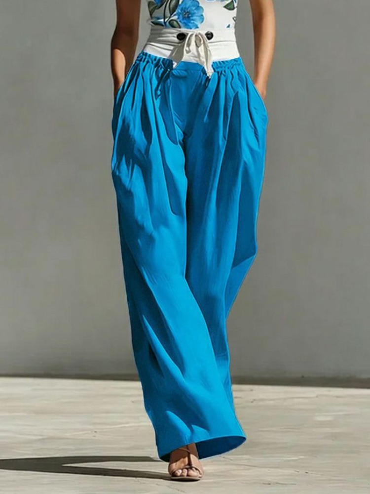 بنطلون نسائي من Yeezzi بتصميم  - مراجعة Palazzo Pant Wide وسعره