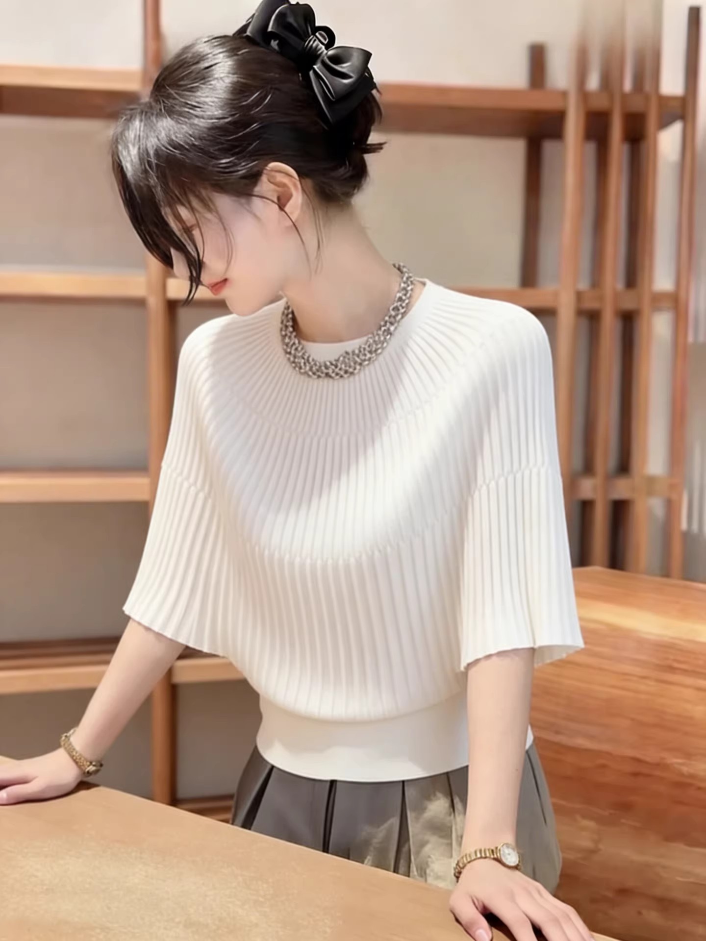 ملابس نسائية صيفية، سترة محبوك - مراجعة Summer Clothing Yarn وسعره