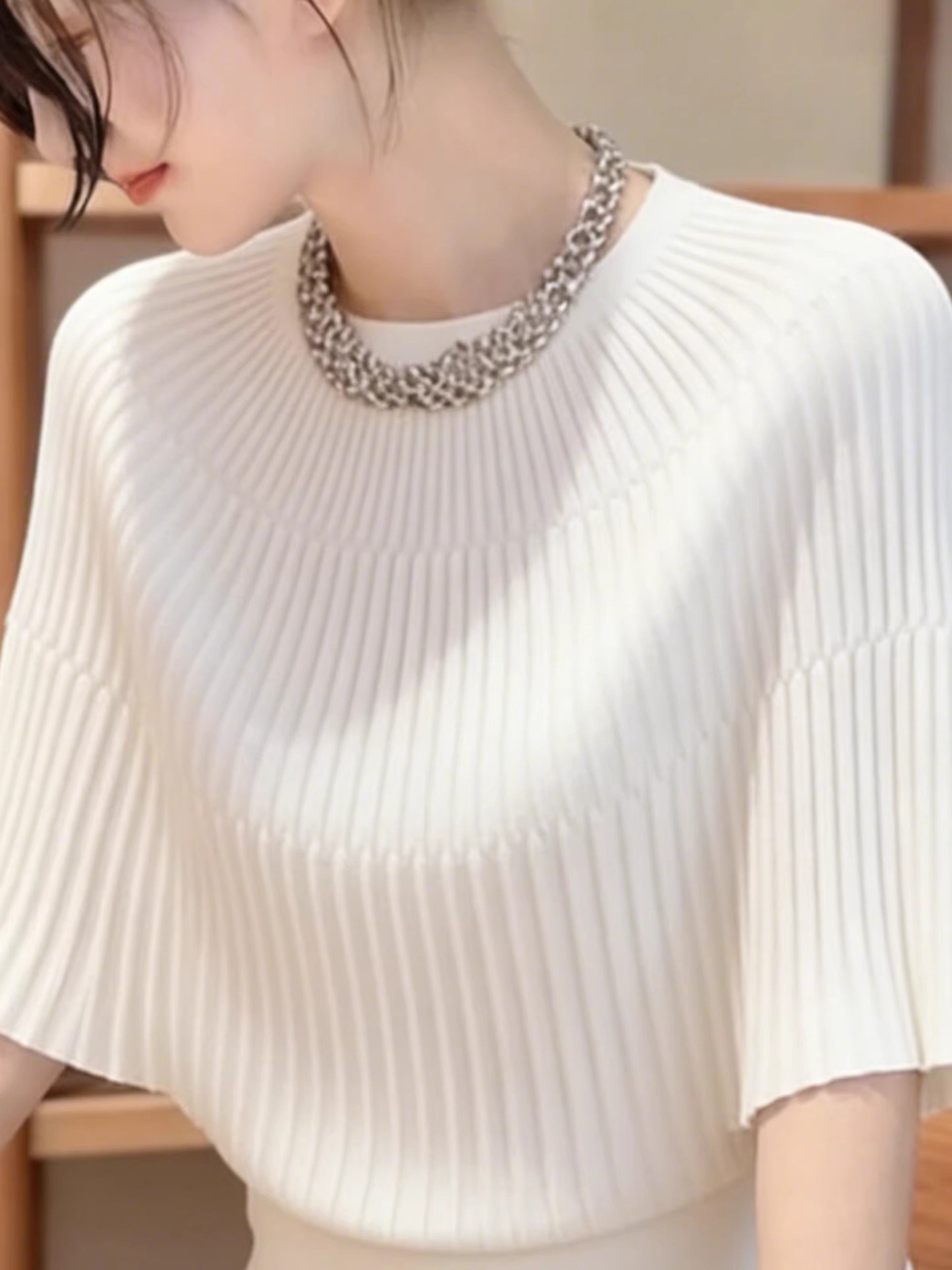 ملابس نسائية صيفية، سترة محبوك - مراجعة Summer Clothing Yarn وسعره