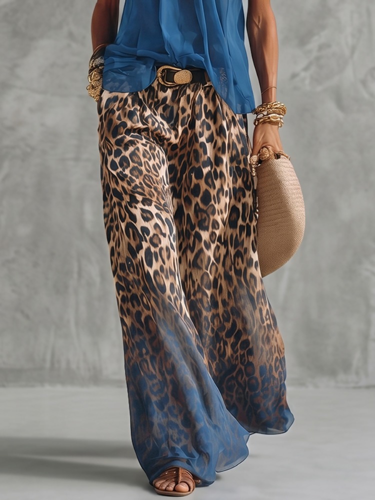 بنطلون نسائي واسع الساق من Yee - مراجعة Palazzo Pant Wide وسعره