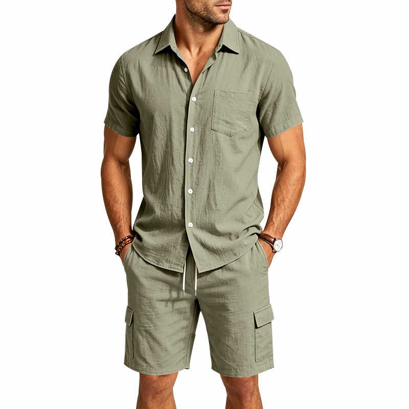 طقم صيفي أمريكي للرجال من قطعت - مراجعة Summer Clothing Essentials وسعره